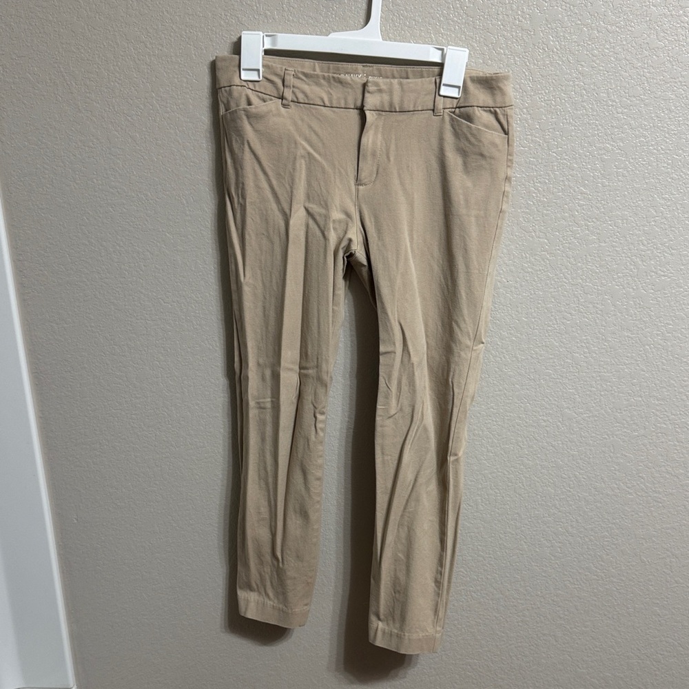Old Navy Pixie Mid-Rise Khaki Pants